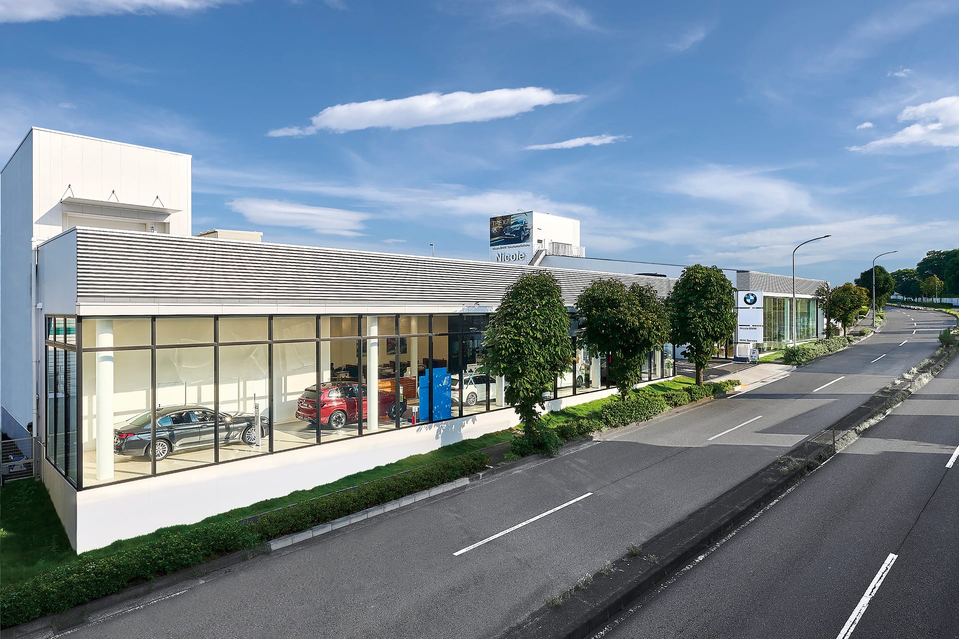 BMW正規ディーラーサービス拠点 Nicole BMW 横浜港北支店 サービス 外観(横浜市都筑区)
