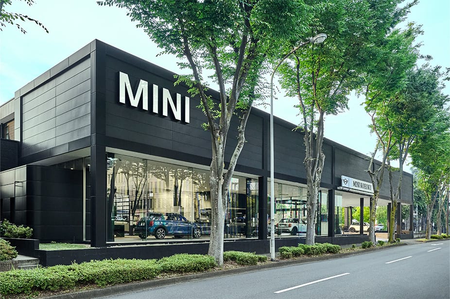 MINI正規ディーラー MINI 港北 ショールーム外観(横浜市都筑区)